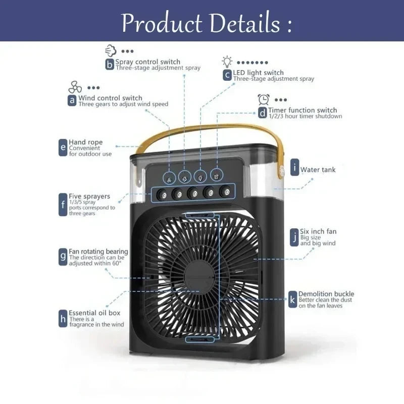 Portable Humidifying Night Cooler
