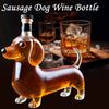 Dachshund Glass Liquor Decanter