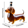 Dachshund Glass Liquor Decanter