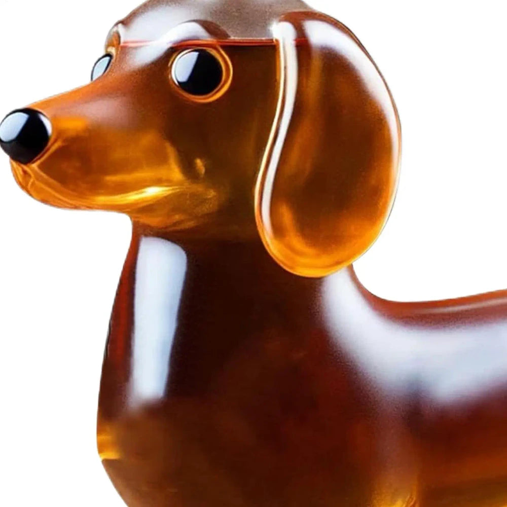 Dachshund Glass Liquor Decanter