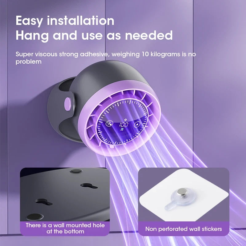 Portable Touch Screen Desk Fan