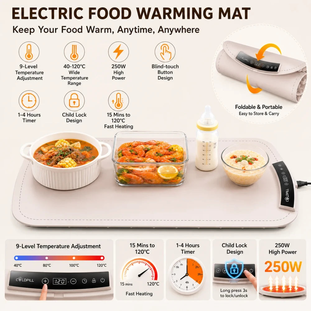Roll Up Electric Warming Mat