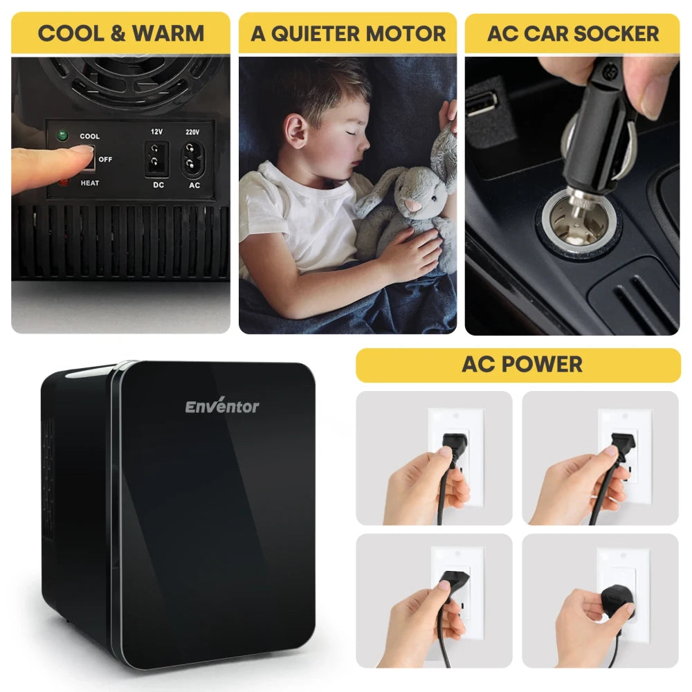 Portable Mini Fridge Cooler